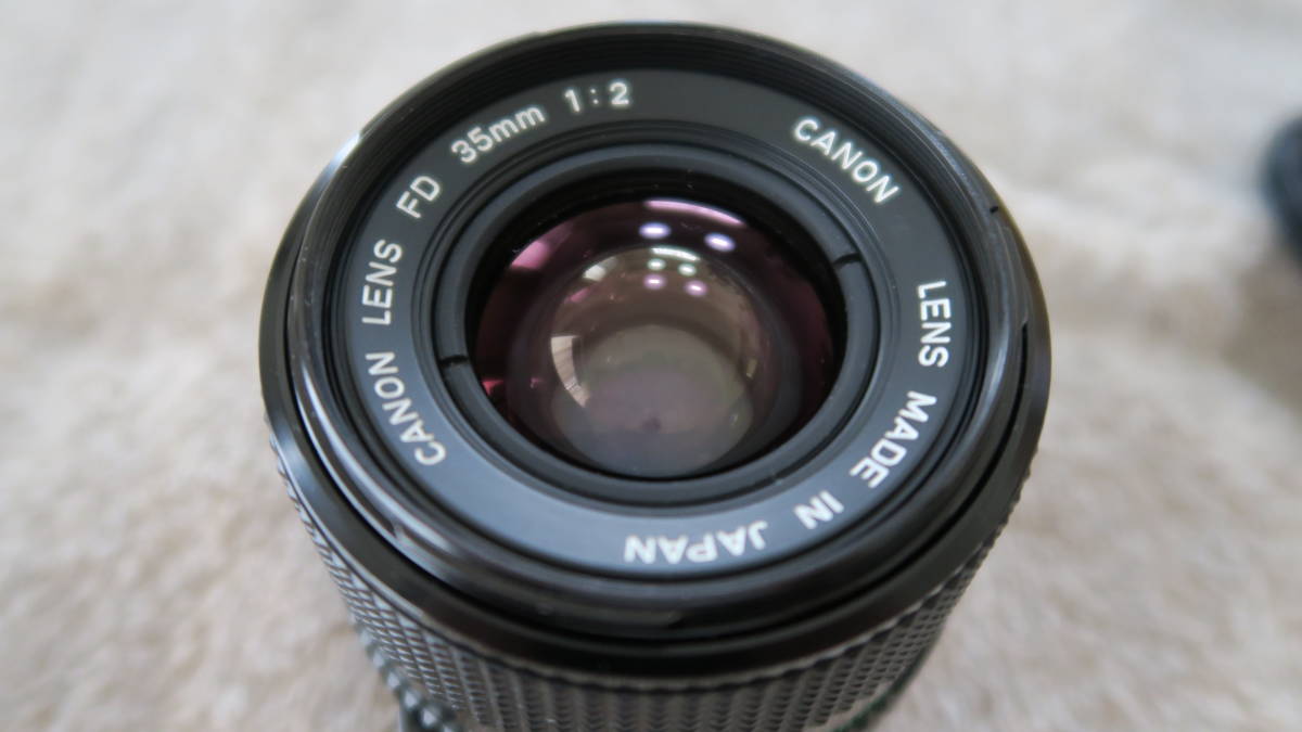 ☆薄くもり☆ キャノン Canon New FD 35mm F2 #11047 amnayahotels.com