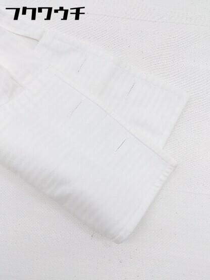 ◇ Maker's Shirt 鎌倉 メーカーズシャツ シャドウストライプ 長袖 シャツ サイズ40/84 ホワイト メンズ_画像7