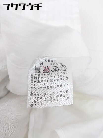 ◇ Maker's Shirt 鎌倉 メーカーズシャツ シャドウストライプ 長袖 シャツ サイズ40/84 ホワイト メンズ_画像5