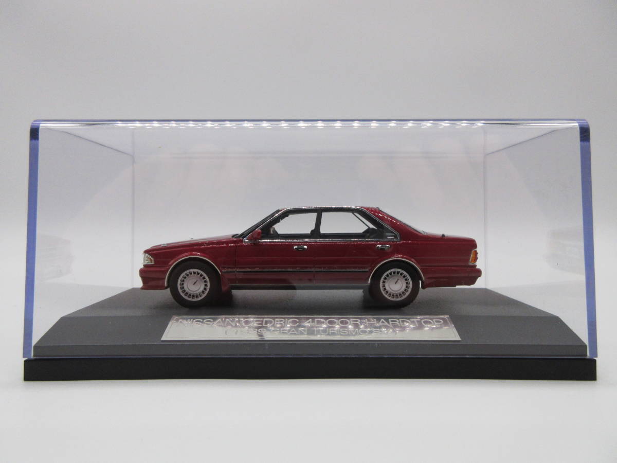 1/43 ハイストーリー　日産 セドリック 4ドア ハードトップ 1989 グランツーリスモ SV　CEDRIC Hardtop Gran Turismo　ミニカー　レッド_画像2