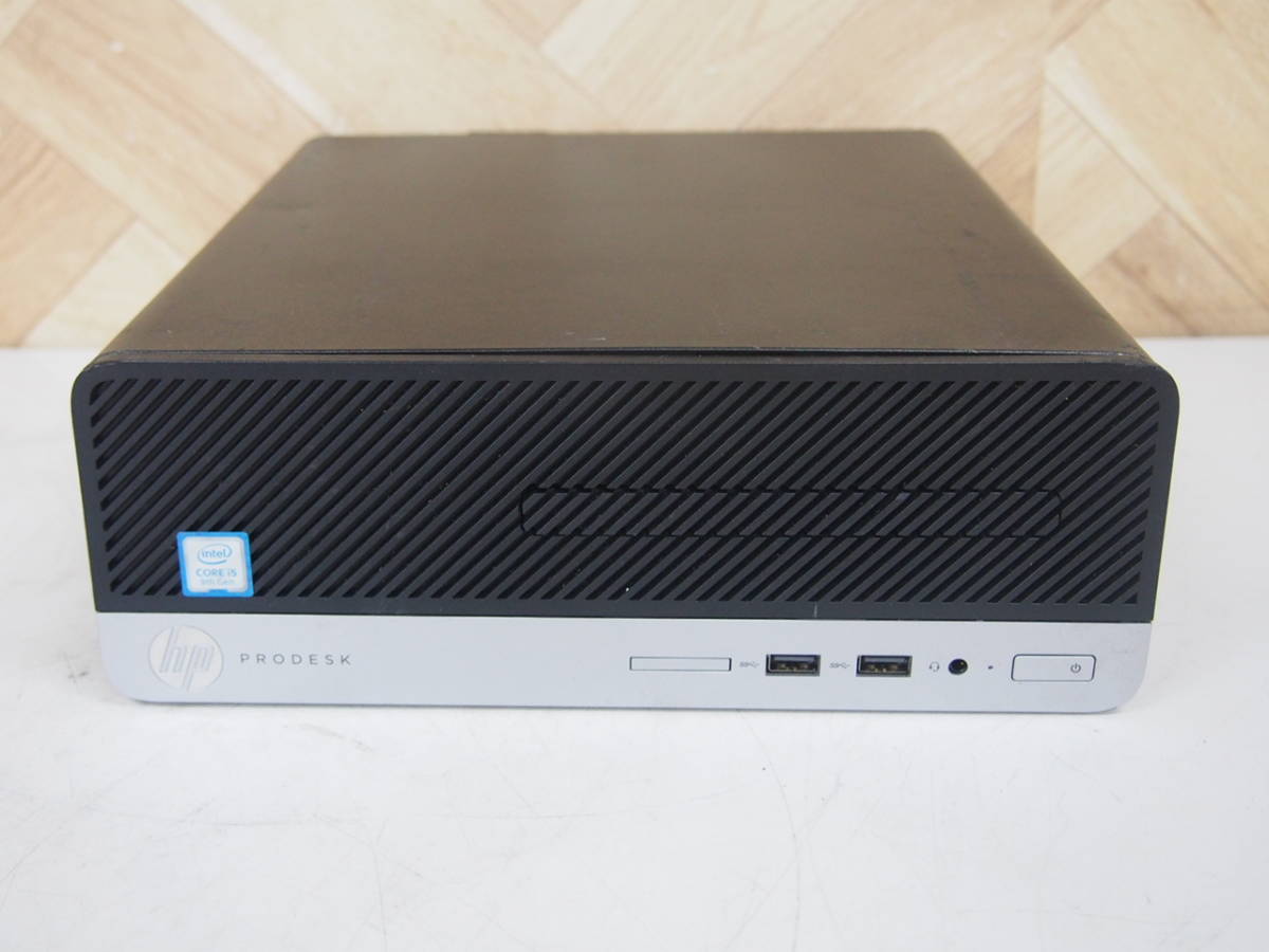 ☆【T0318-1】hp ProDesk 400 G6 SFF デスクトップＰＣ Corei5-9000CPU 3.00GHz 8GB ジャンク_画像9