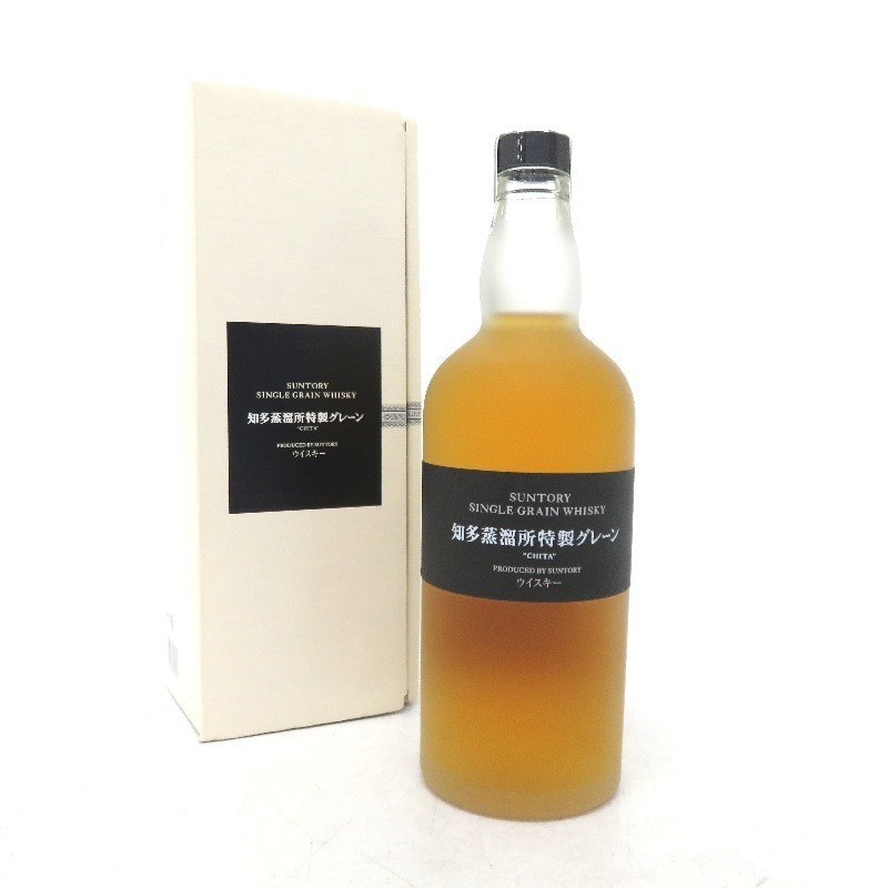 大阪府配送限定 サントリー 知多蒸留所特製グレーン 700ml 箱付 www