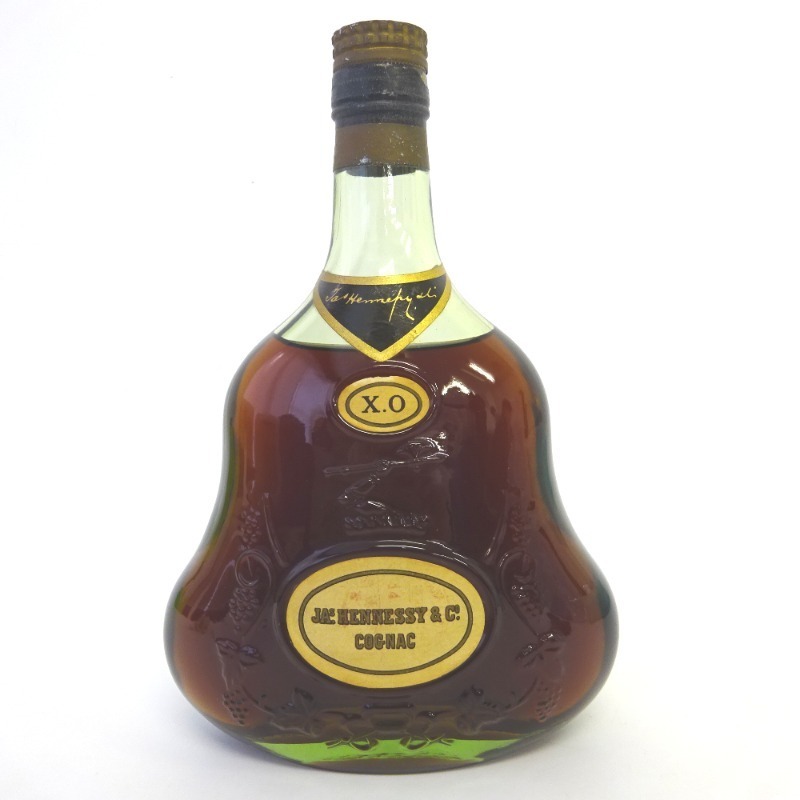 ◎古酒 Hennessy XO 金キャップ グリーンボトル 700ml ヘネシー - 酒