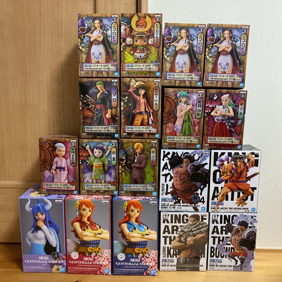 ワンピースフィギュア まとめ売り 18個セット grandline king of