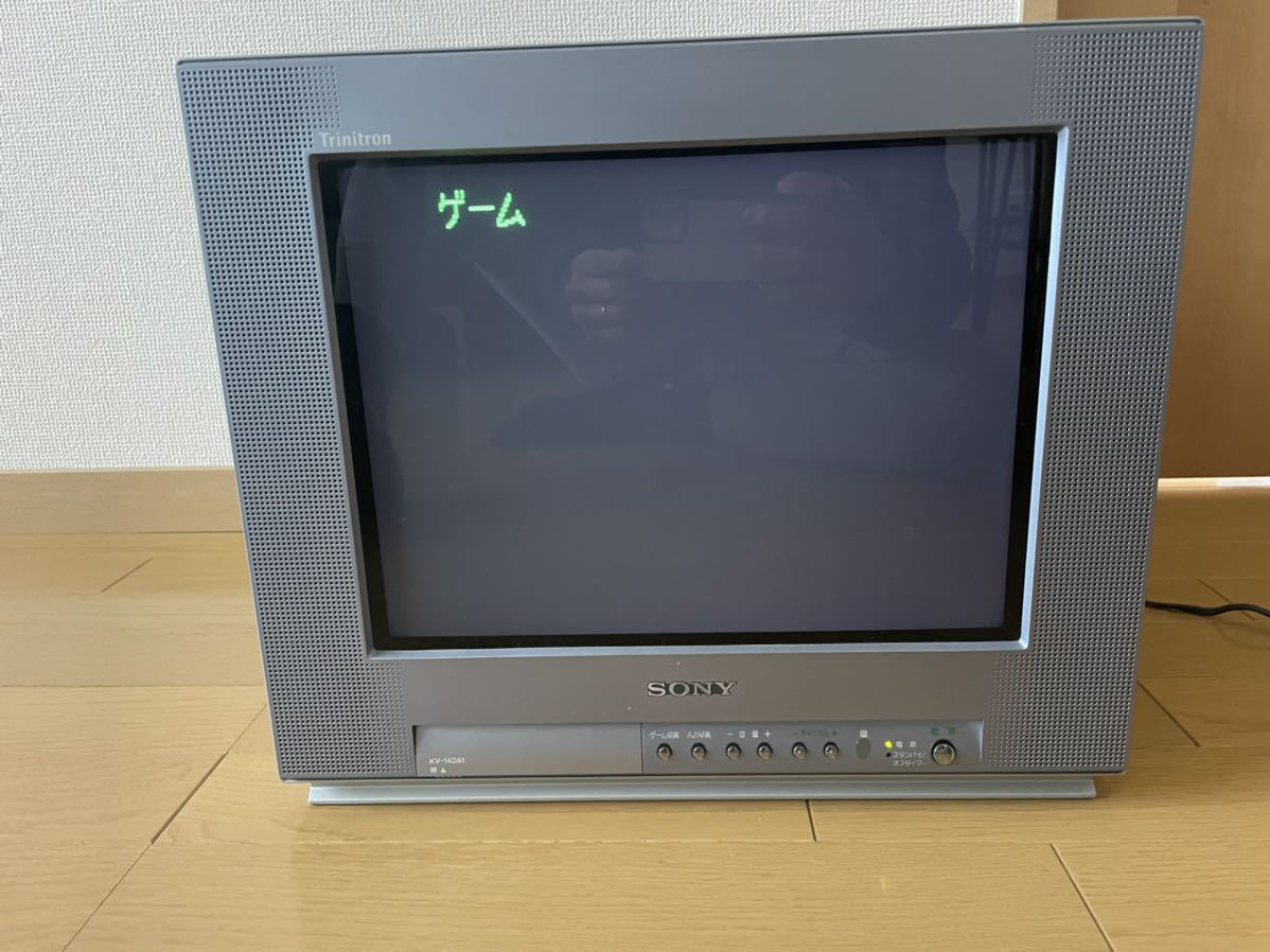 ソニー SONY KV-14DA1 ブラウン管テレビ トリニトロン リモコン付き(RM-J249) 2003年製