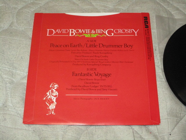 DAVID BOWIE & BING CROSBY David * bow i bin g Cross Be PEACE ON EARTH LITTLE DRUMMER BOY David bow i-FANTASTIC VOYAGE