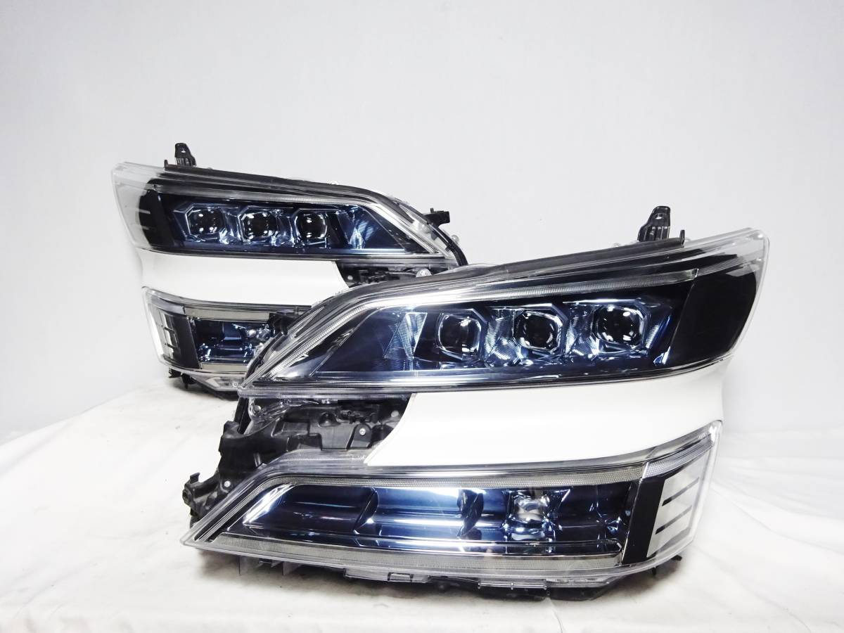 美品 破損無 ヴェルファイア 30 後期 LED 3眼 AGH30W ヘッドライト