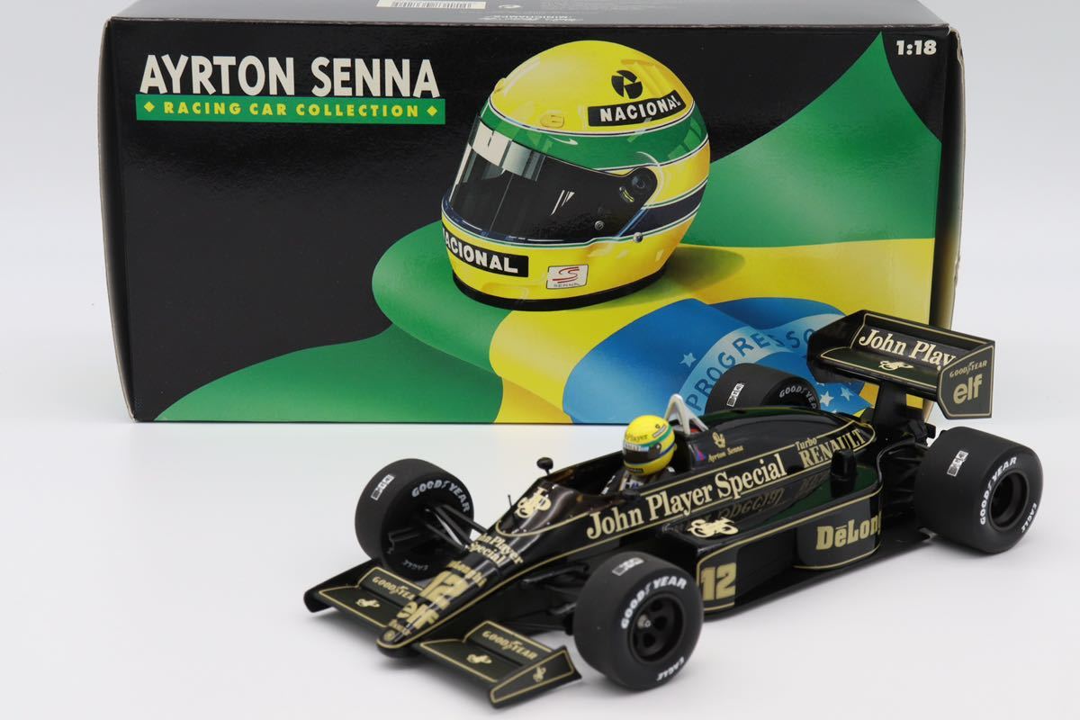 ミニチャンプス PMA 1/18 LOTUS RENAULT ロータス ルノー 98T A.セナ