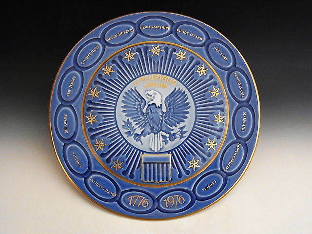 アメリカ建国 200年 記念絵皿 ◆ ビングオーグレンダール