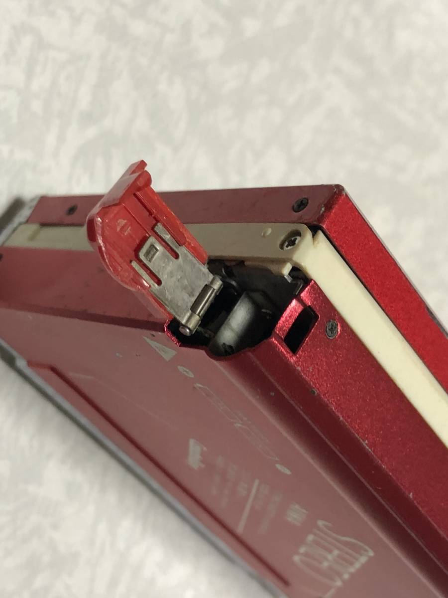 昭和レトロ☆AIWAカセットボーイ HS-G9 CassetteBoy 赤 専用ケース付き