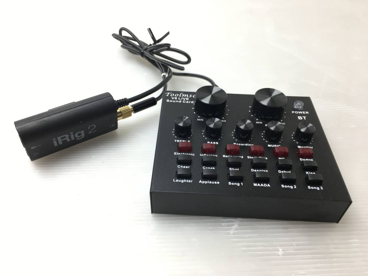 ヤフオク! - Toolmsc V8 LIVE Sound Card ライブサウンドカード