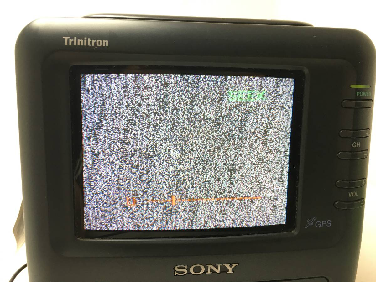 ★SONY KVD-6NV1★ソニー ナビゲーション CD カラーテレビ トリニトロン アダプタ付き【中古/現状品/通電確認OK】_画像4