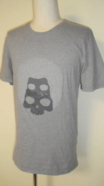 HYDROGEN SPORTSWEAR Hydrogen double Skull print T-shirt gray M