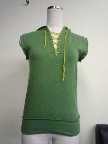 ◆　Trissh トリッシュ　トップス　グリーン　綿　◆_画像1