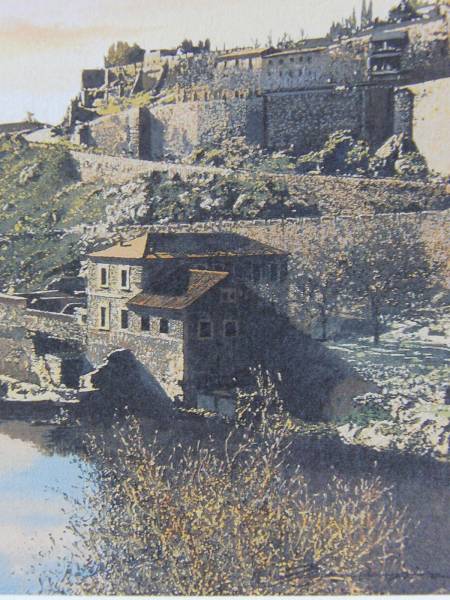 藤田 西洋、タホ光景、希少画集より、版上サイン入、高級額付 藤田 西洋、タホ光景、希少画集より、版上サイン入、高級額付