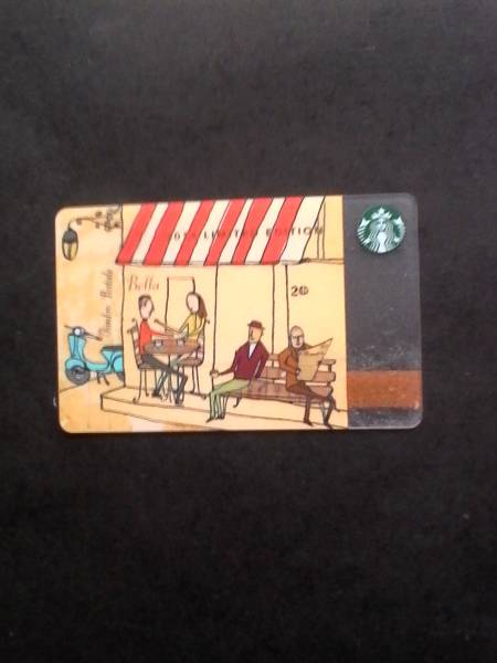  редкий распроданный 2014* терраса * за границей Starbucks ограничение карта *LIMITED EDITION