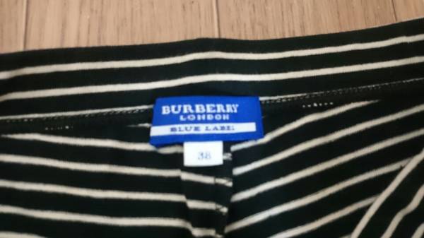  новый товар Burberry Blue Label брюки брюки окантовка 38 стрейч брюки 