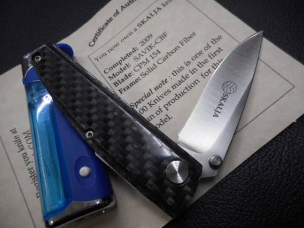 ナイフ 折り畳み SKALJA KNIVES CPM 154 1/100 キャンプ - その他 ナイフ 折り畳み SKALJA KNIVES CPM 154 1/100 キャンプ - その他