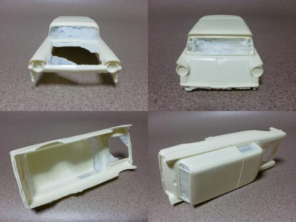 jimi- кремень Stone 304 1/25 Ford Koo lie седан Delivery 1957 Ford Courier 57 resin корпус только 