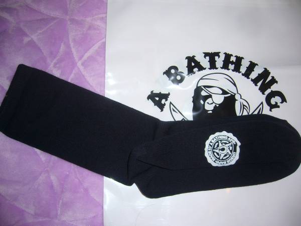 ★A BATHIG APE★靴下★黒★袋は付きません
