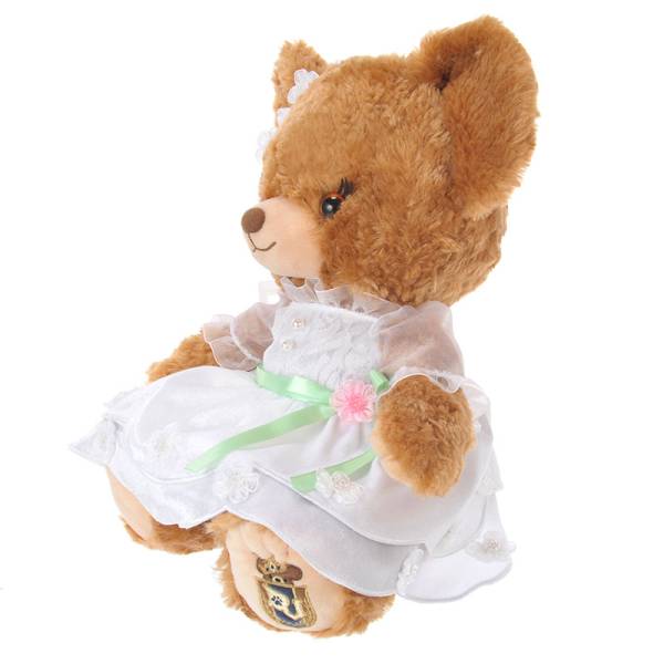 ディズニーストア（ユニベアシティ）ユニベア　コスチューム（ホワイト　フラワー）ドレス（プリン?パフィー　サイズ）