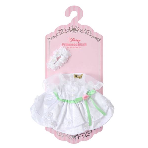 ディズニーストア（ユニベアシティ）ユニベア　コスチューム（ホワイト　フラワー）ドレス（プリン?パフィー　サイズ）