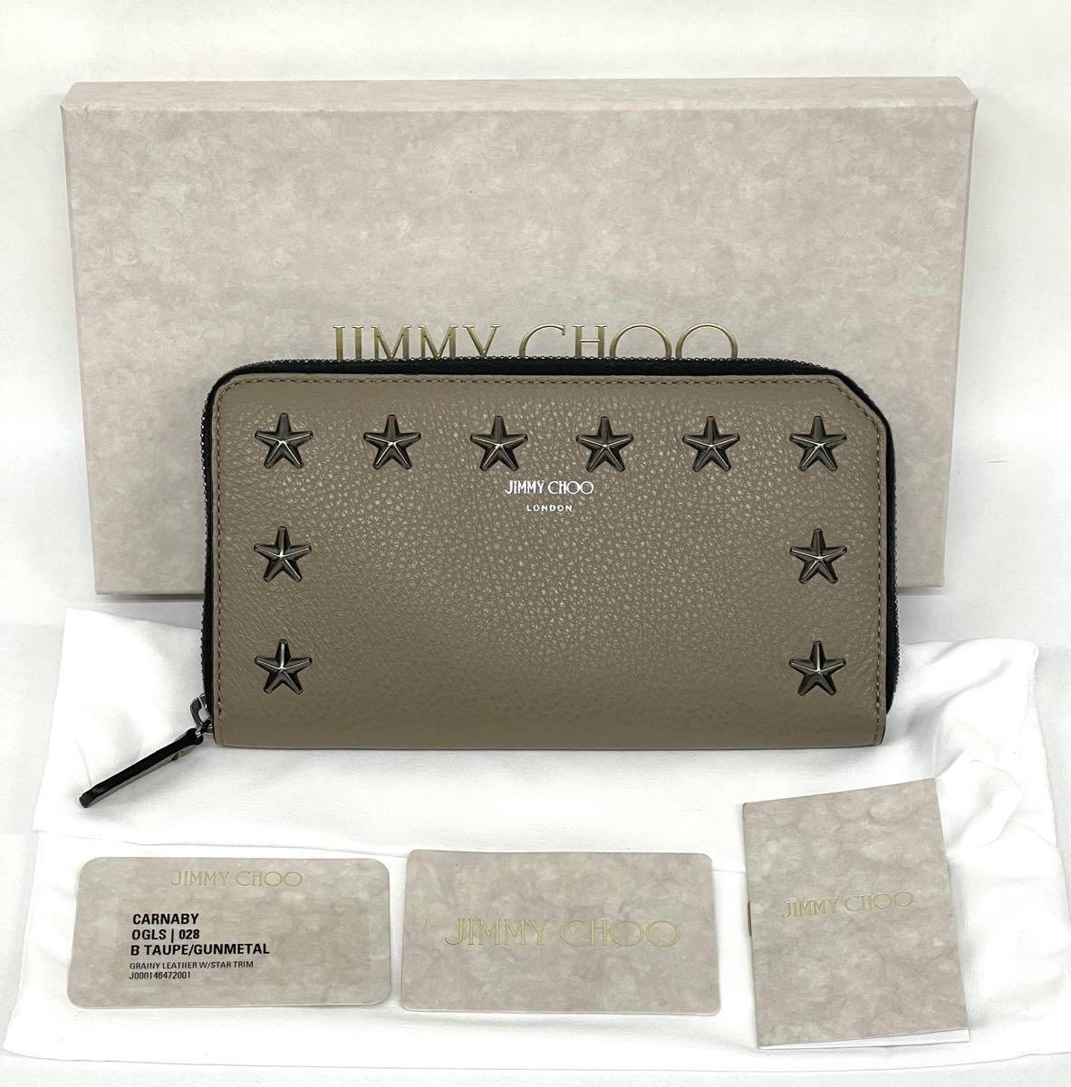 オープニング 大放出セール 長財布-新品未使用 JIMMY CHOO CARNABY
