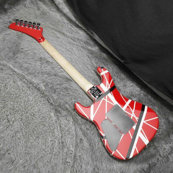 EVH Striped Series 5150 MN Red with Black and White Stripes_画像3