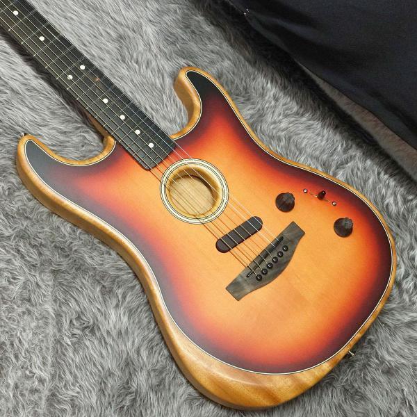 Fender American Acoustasonic Strat EB 3-Color Sunburst_画像1