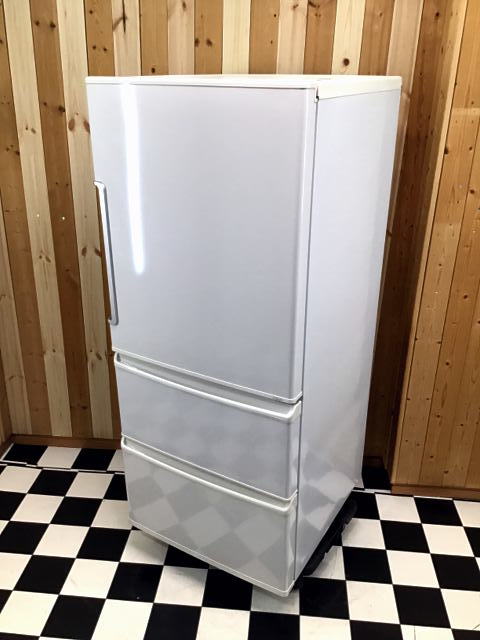背が低くて上段見やすい♪ノンフロン3ドア冷凍冷蔵庫272L 冷蔵庫 | d