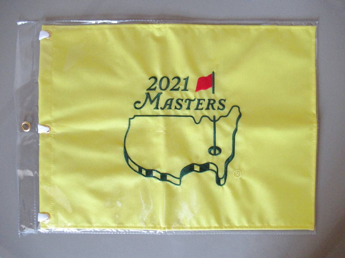 マスターズ2001 旗 額付き-