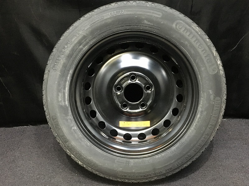 60 メルセデス ベンツ Cクラス W204 C180 スペアタイヤ キット Continental 125/90R16 3413 204049 AMGスポーツPKGプラス H25年12月 ポー_画像6