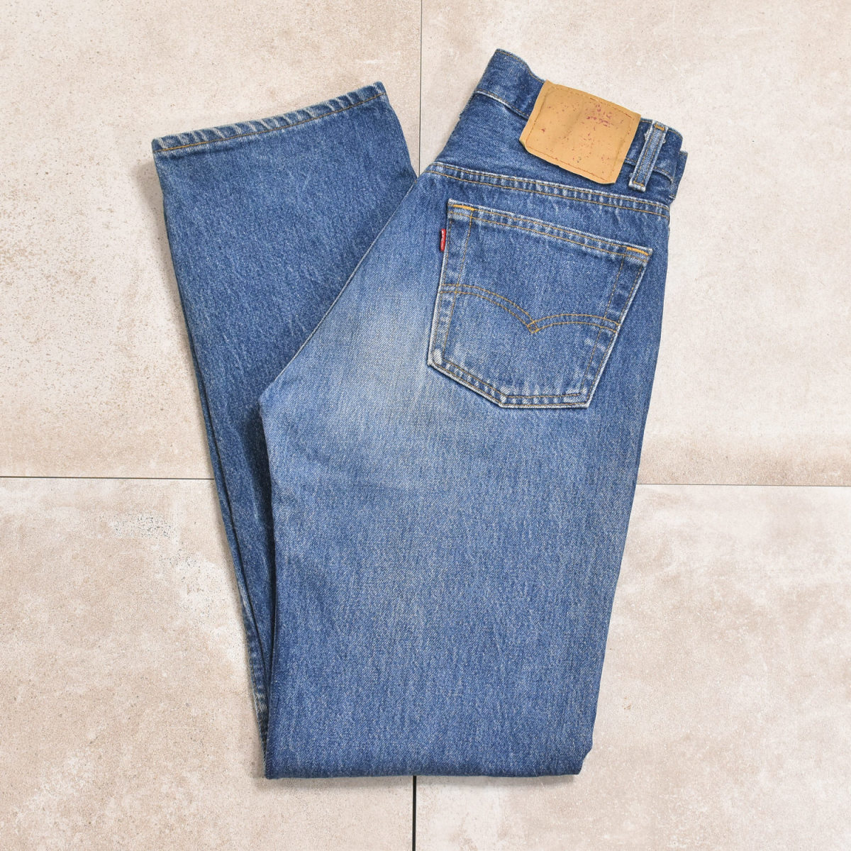 ☆USA製☆90s☆Levi's☆リーバイス☆501☆レザーパンツ☆黒☆w29