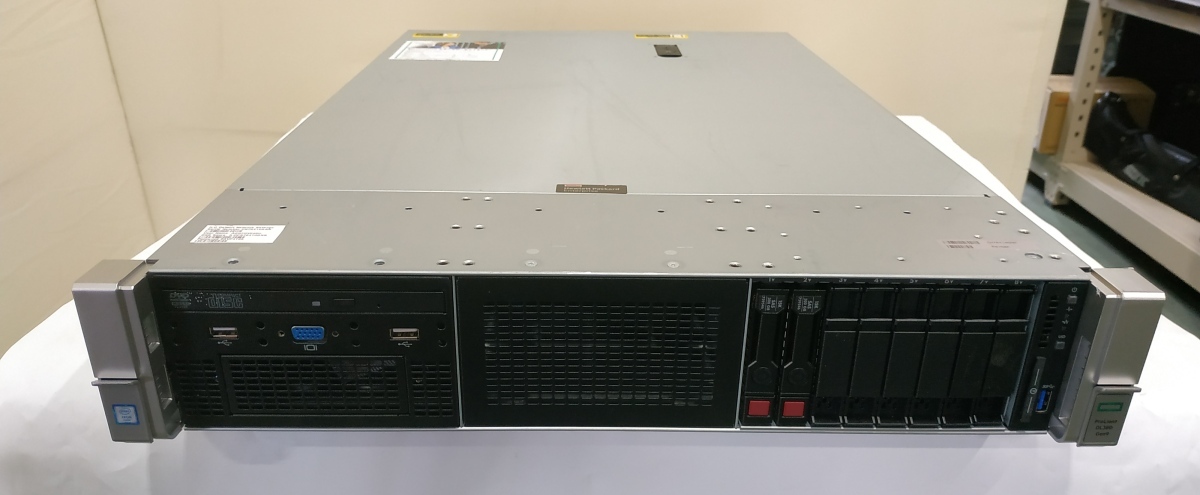 【埼玉発】【HP】Proliant DL380 Gen 9 / Xeon E5-2640 v4 @2.4Ghz　×2 / 80GB RAM / HDD 300GB×2（3-286）_画像1