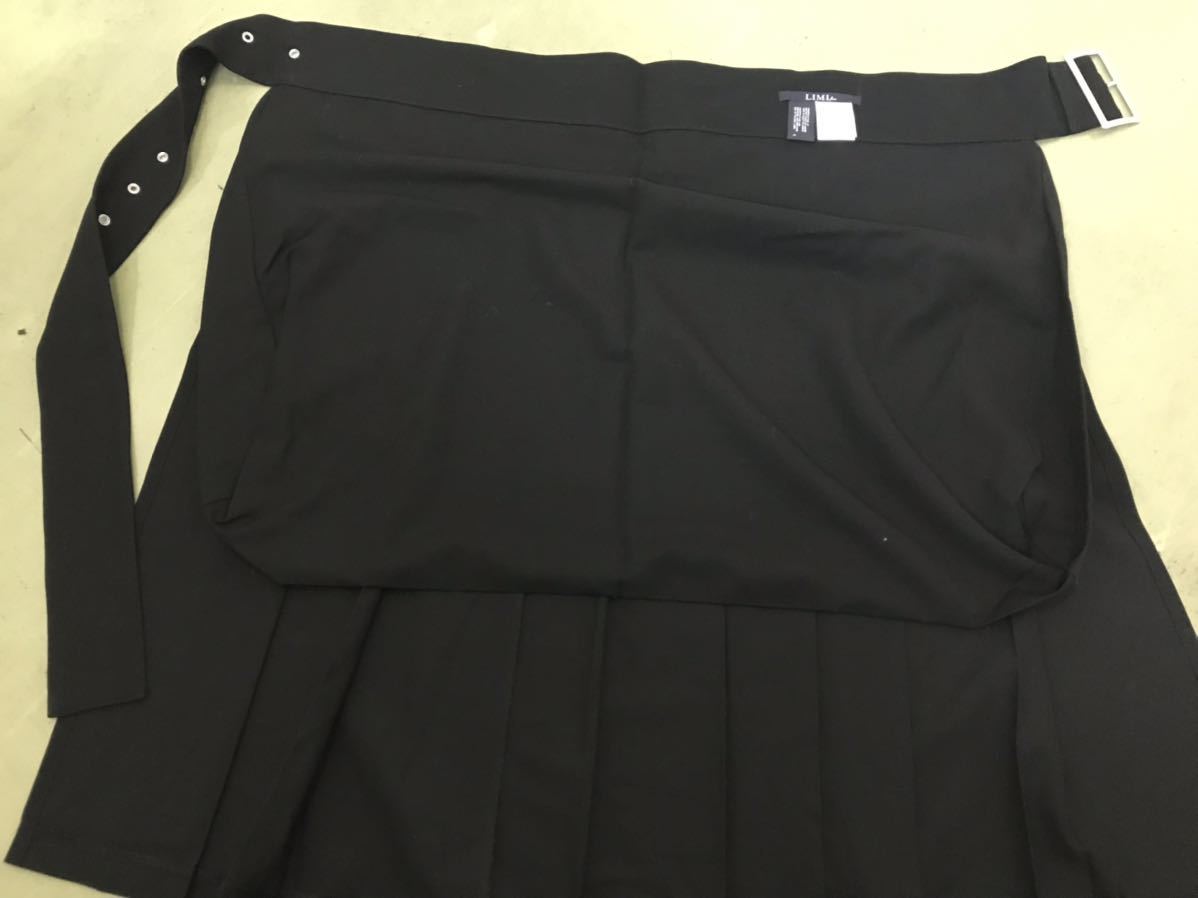 LIMI feu スカート 巻きスカート 黒系 美品 古着 デザイン LIMI feu スカート 巻きスカート 黒系 美品 古着 デザイン