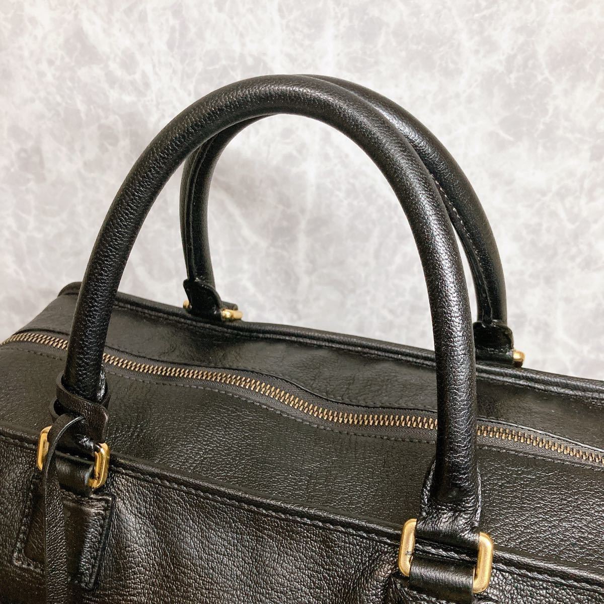 1円 超美品 LOEWE ロエベ アマソナ36 アナグラム レザー ハンドバッグ