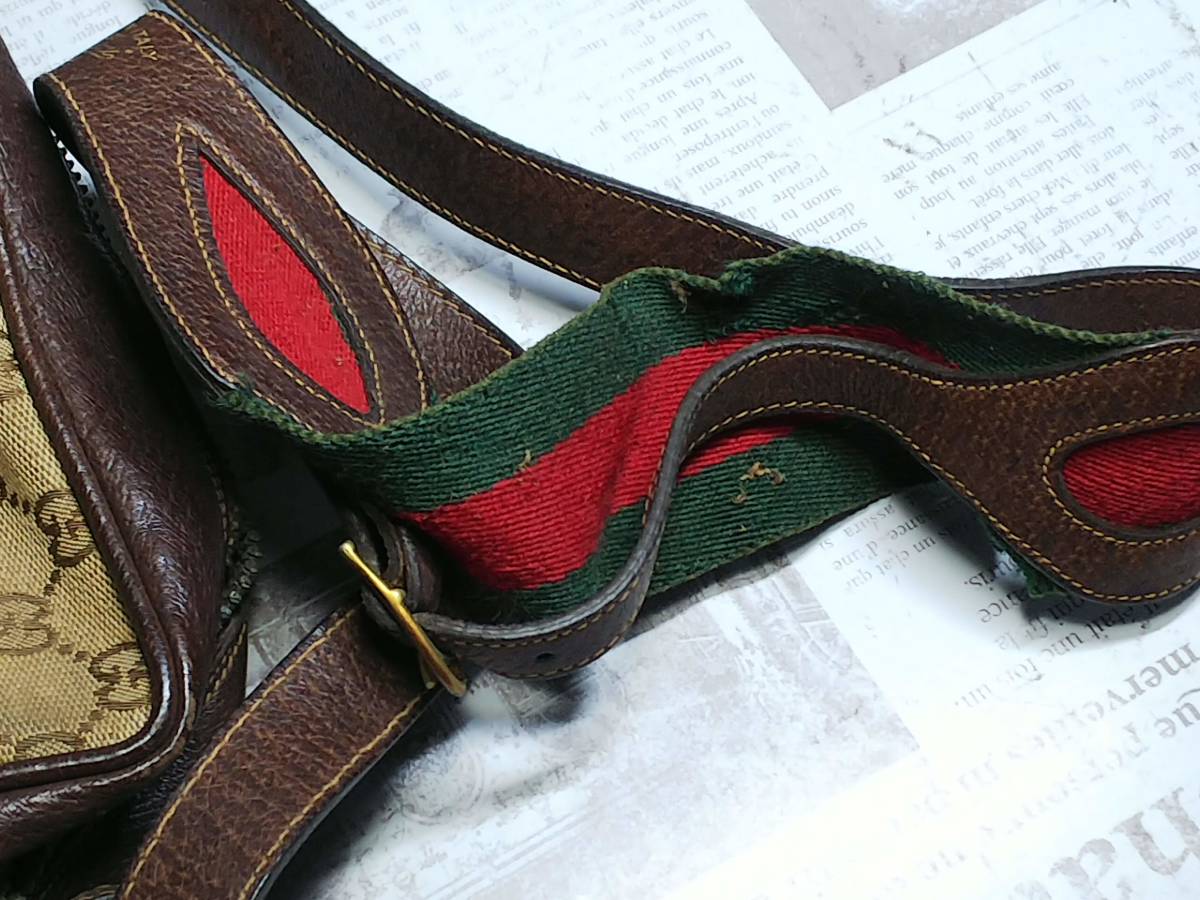5151○GUCCI/オールドグッチ ビンテージバック 的詳細資料 | One Map