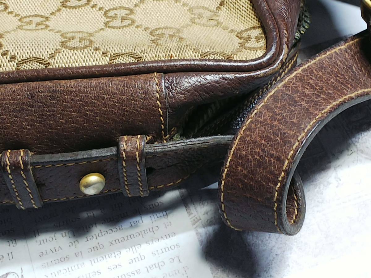 5151○GUCCI/オールドグッチ ビンテージバック 的詳細資料 | One Map