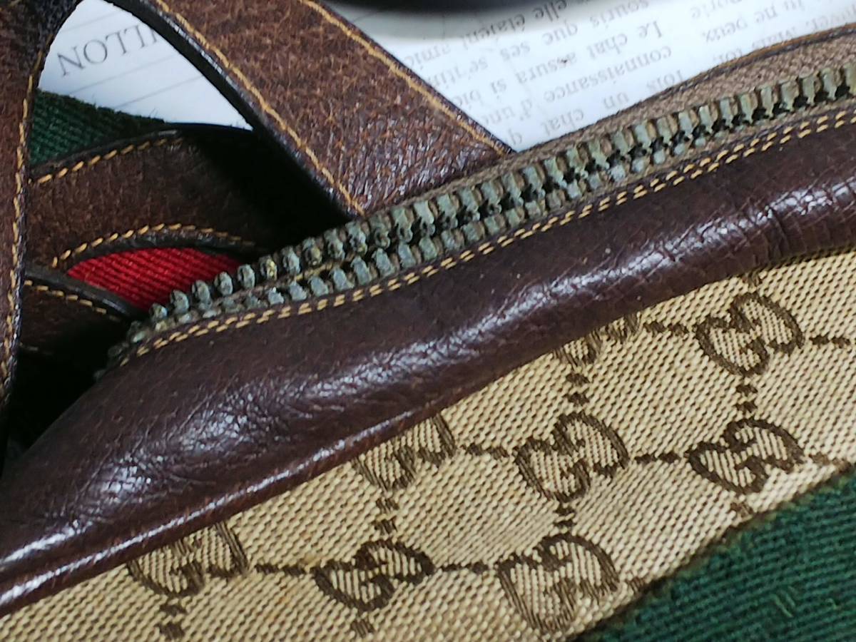 5151○GUCCI/オールドグッチ ビンテージバック 的詳細資料 | One Map
