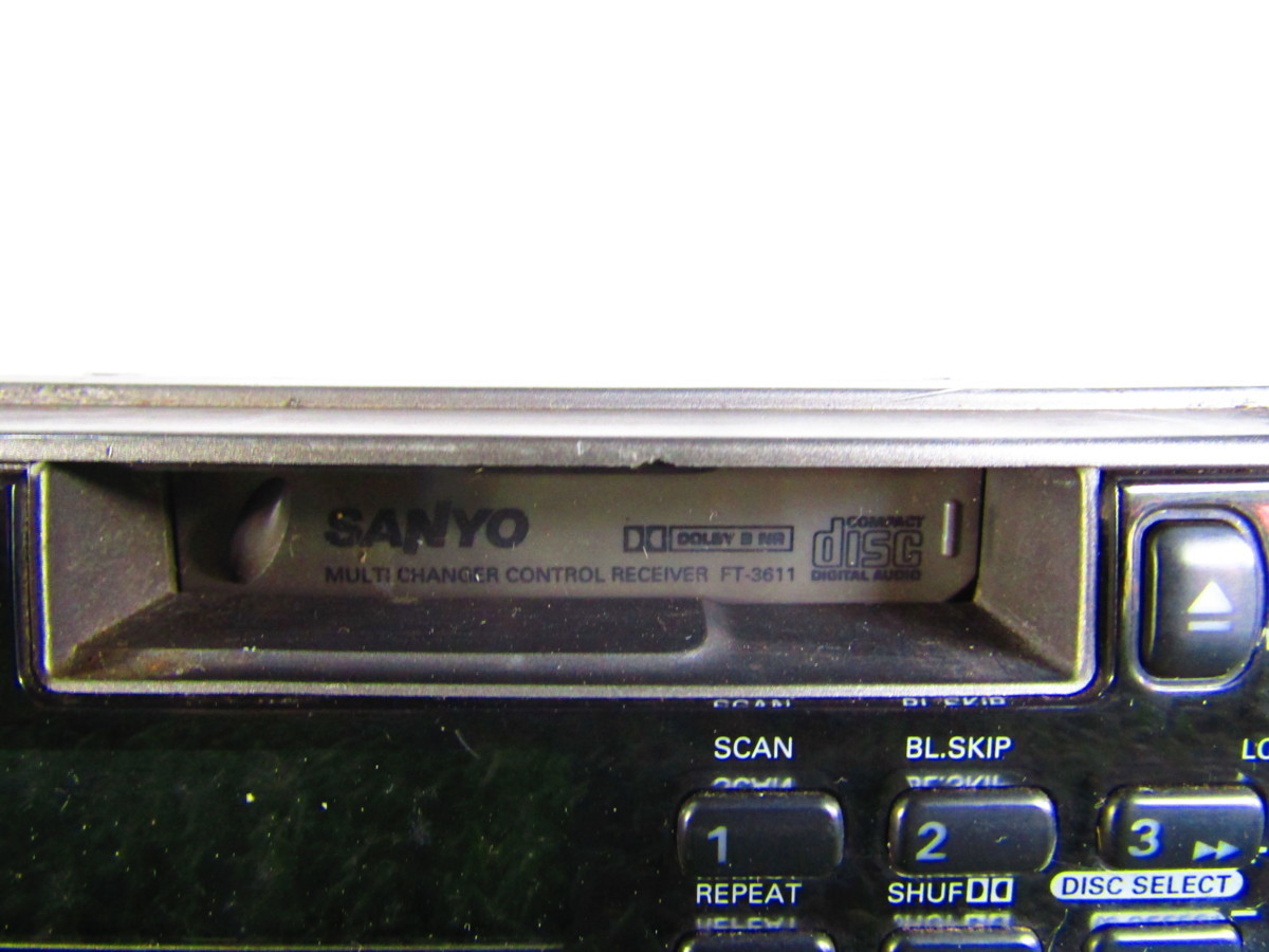 SANYO ソニー カー デッキ オーディオ FT-3611X 0B702271 動作未確認 部品取りに （24）_画像2