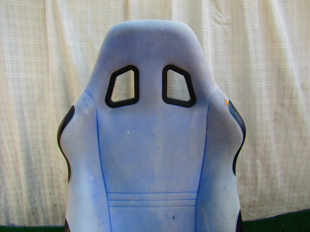  bucket seat semi bucket seat left left side driver`s seat side blue color ②