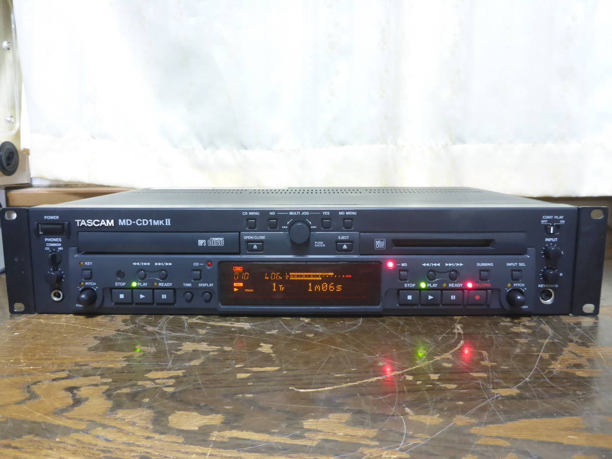 TASCAM MD-CD1MKⅡ 業務用CDプレーヤー/MDレコーダー タスカム ic.sch.id