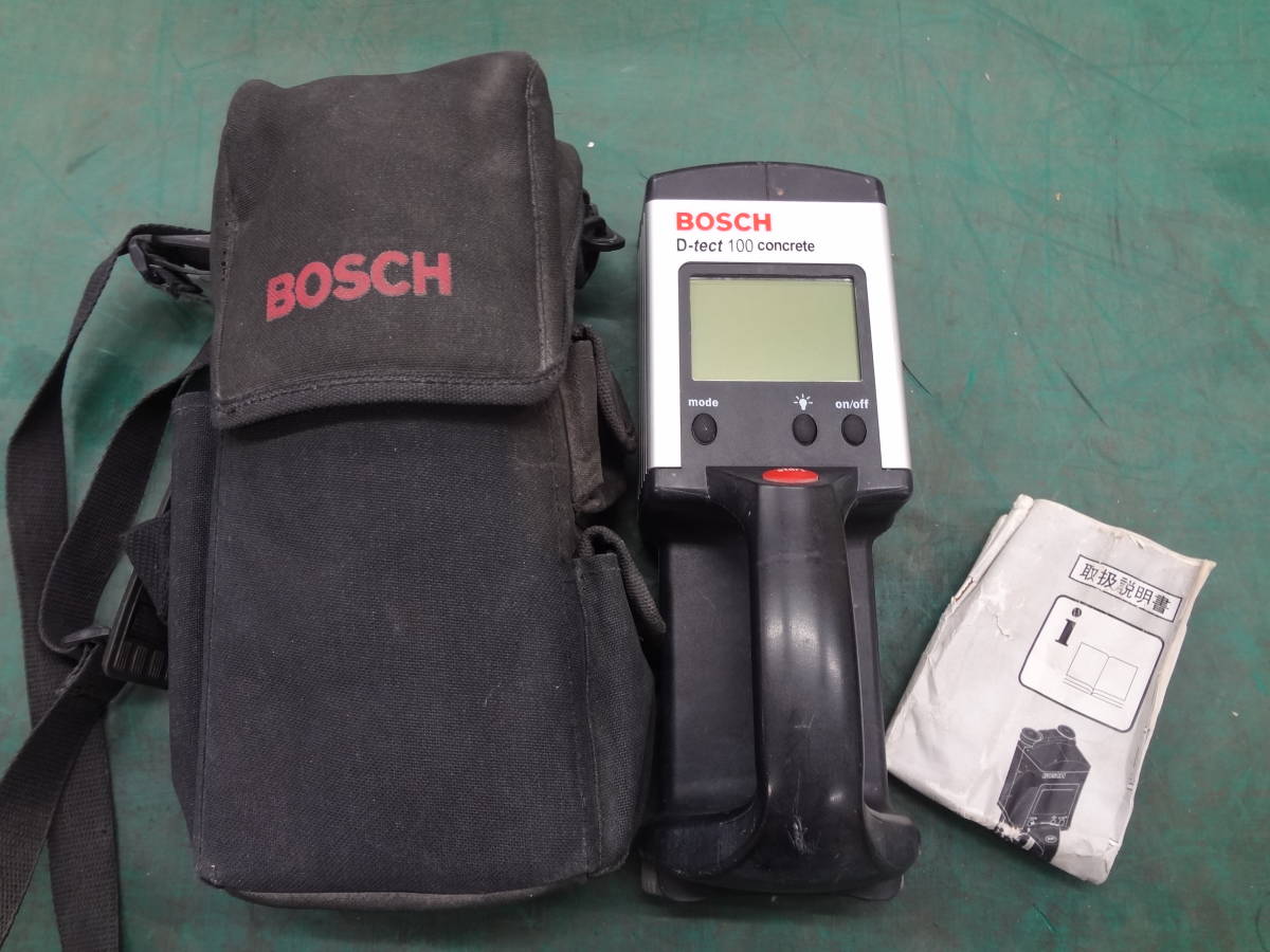 ■BOSCH　ボッシュ　鉄筋探査機　ウォールスキャナー　D-tect100　コンクリート探知機　鉄筋探知機【1※401】