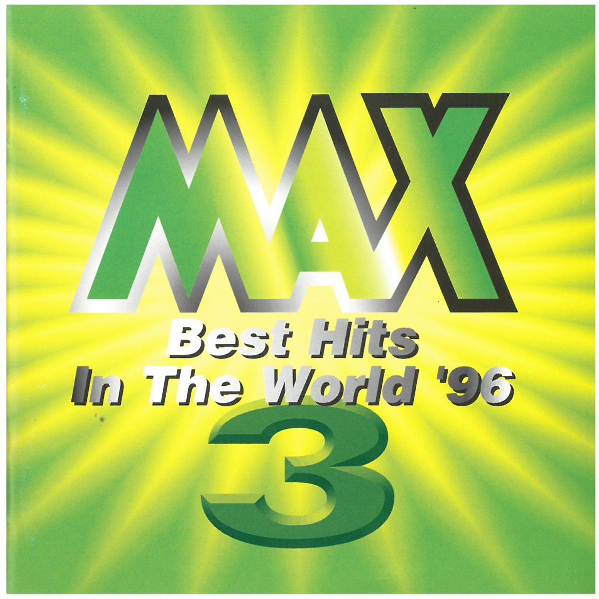 MAX3 Best Hits In The World '96 / オムニバス CD_画像1