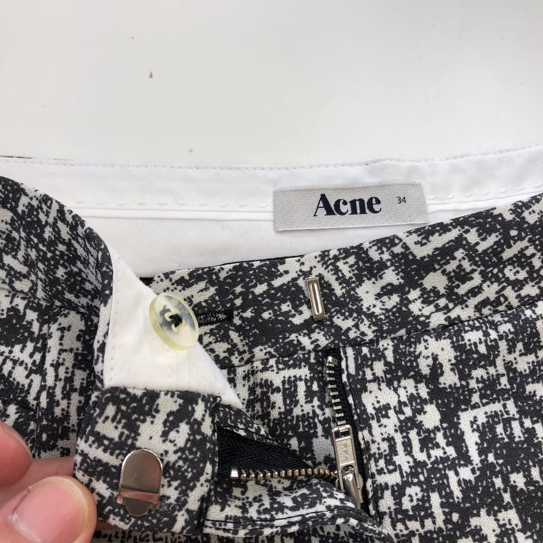  beautiful goods Acne CONTACT PRINT tuck tapered pants (34)