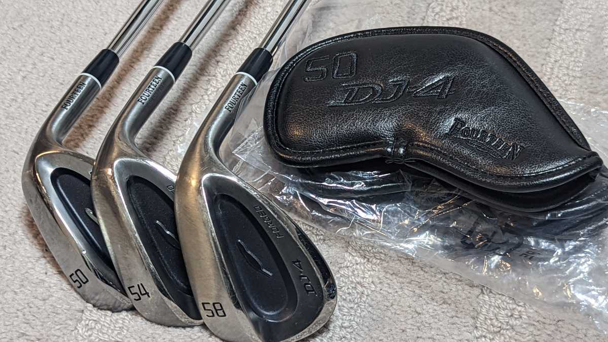 DJ-4 ウェッジ 50,54,58 3本 ライトブラックメッキ仕様 NS PRO DS-91w