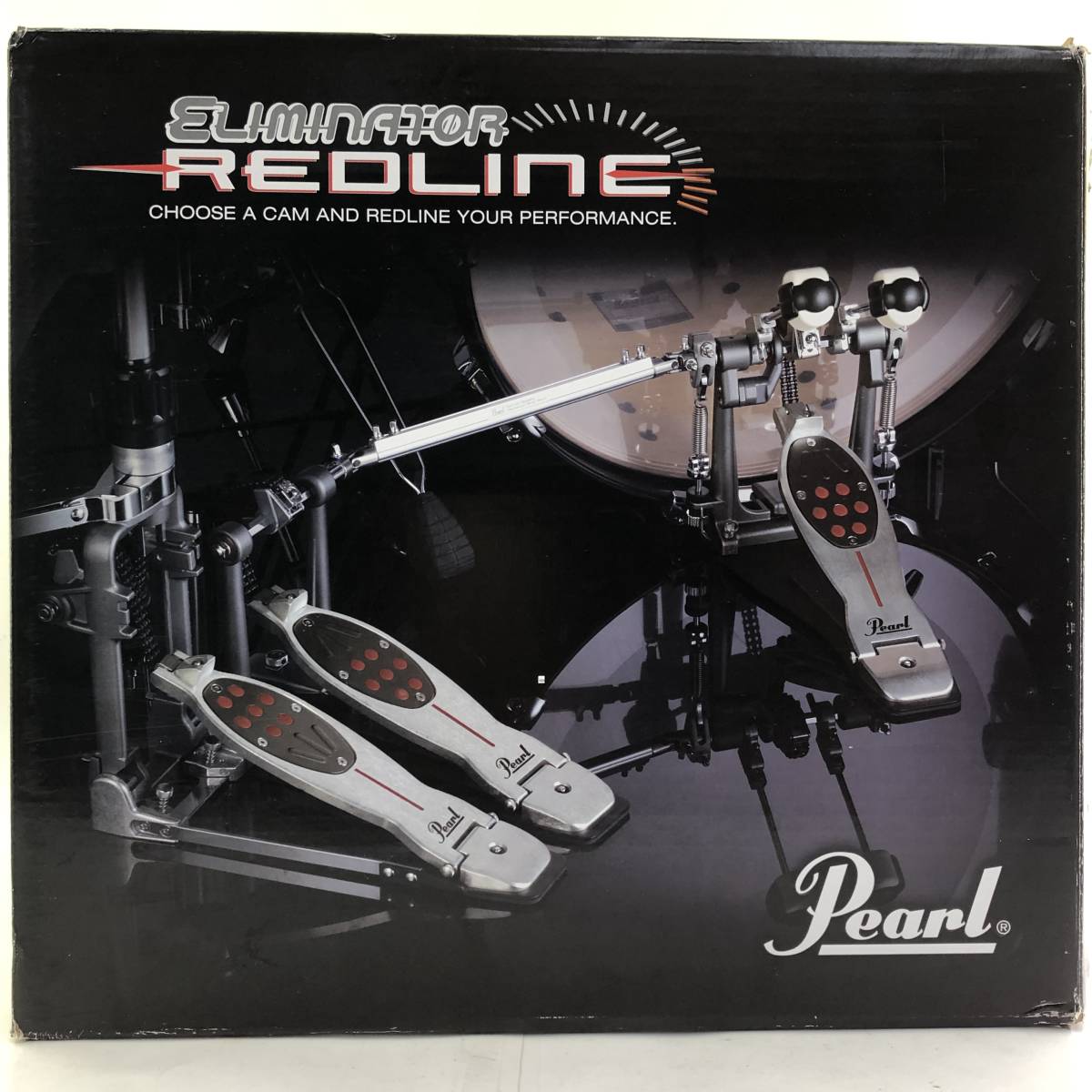 箱 ケース付き】Pearl p-2052c eliminator red line パール