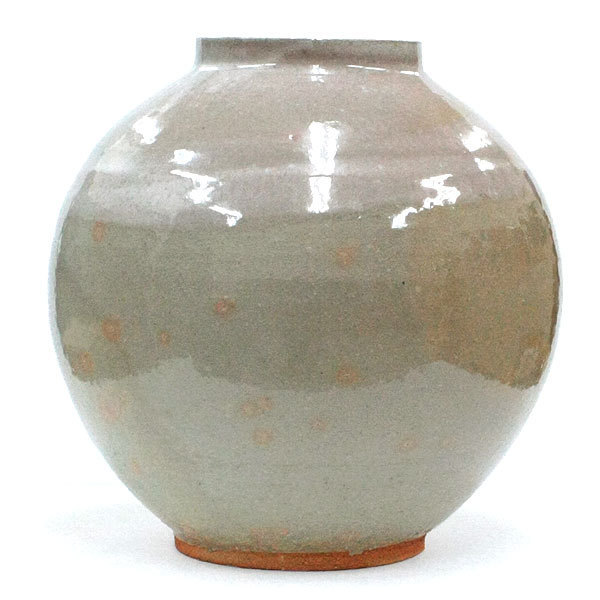 壺花入 坂田泥華 萩焼 泥華窯 呼舟 花器 花瓶 茶道具 陶芸 陶器 焼物 ...