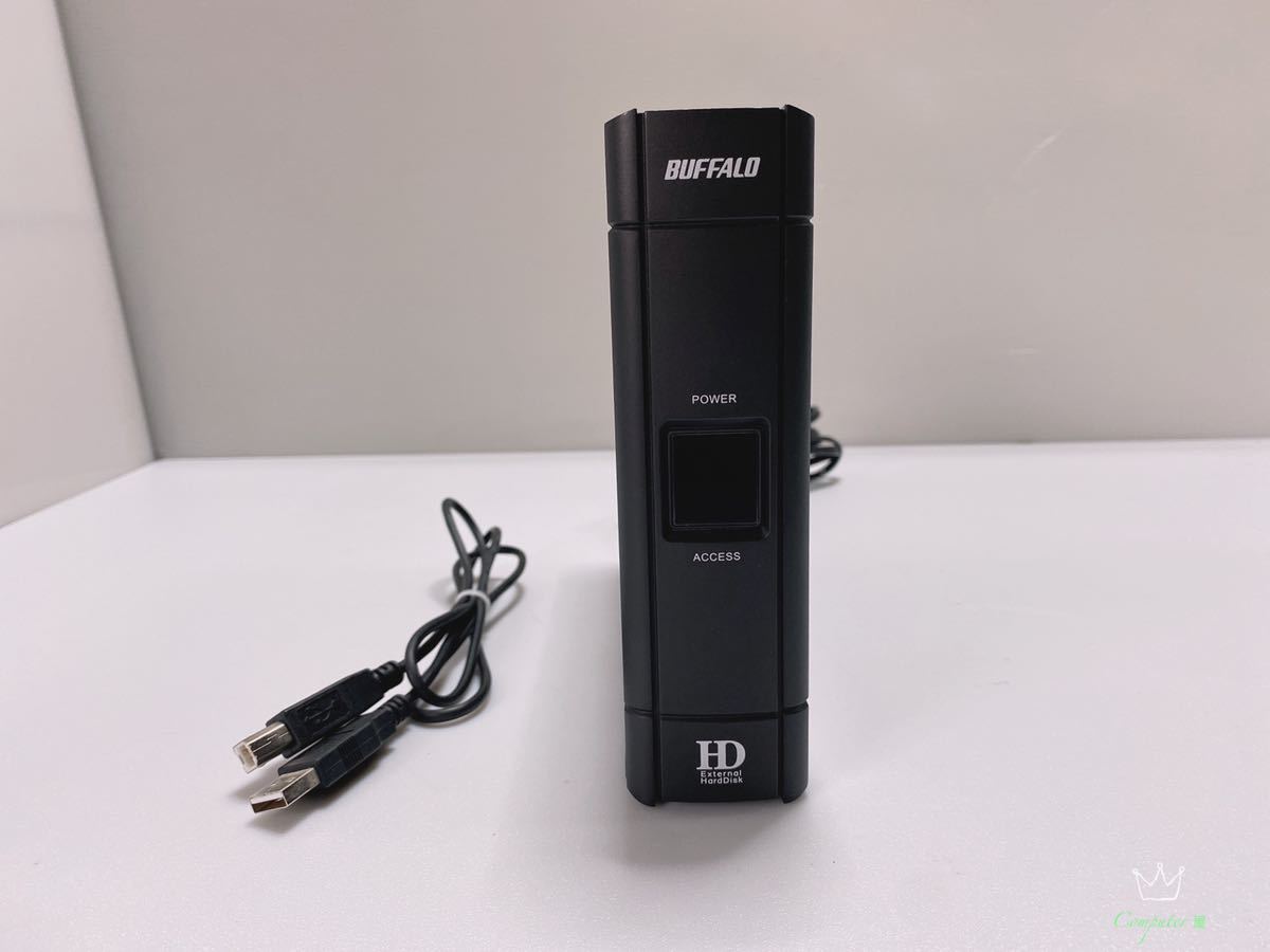 BUFFALO 外付けHDD USB2.0 HD-ES500U2 500GB 外付けHDD　動作品 M2006