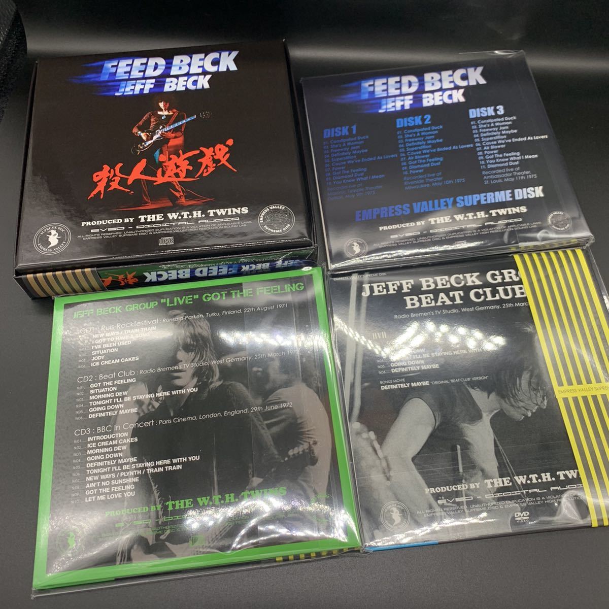 JEFF BECK : FEED BECK「殺人遊戯」PROMO BOX EMPRESS VALLEY SUPREME DISK PROMO VERSION BOX! HIGH END!